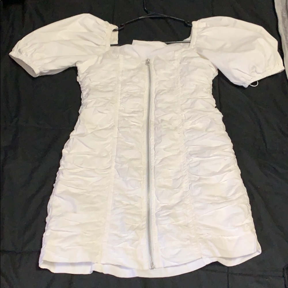 Urban outfitters off shoulder white dress